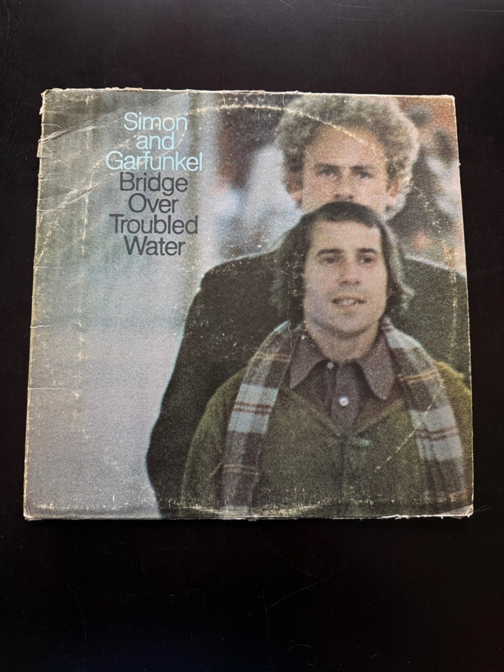 Simon and Garfunkel Bridge Over Troubled Water Album Cover - Vintage Artwork